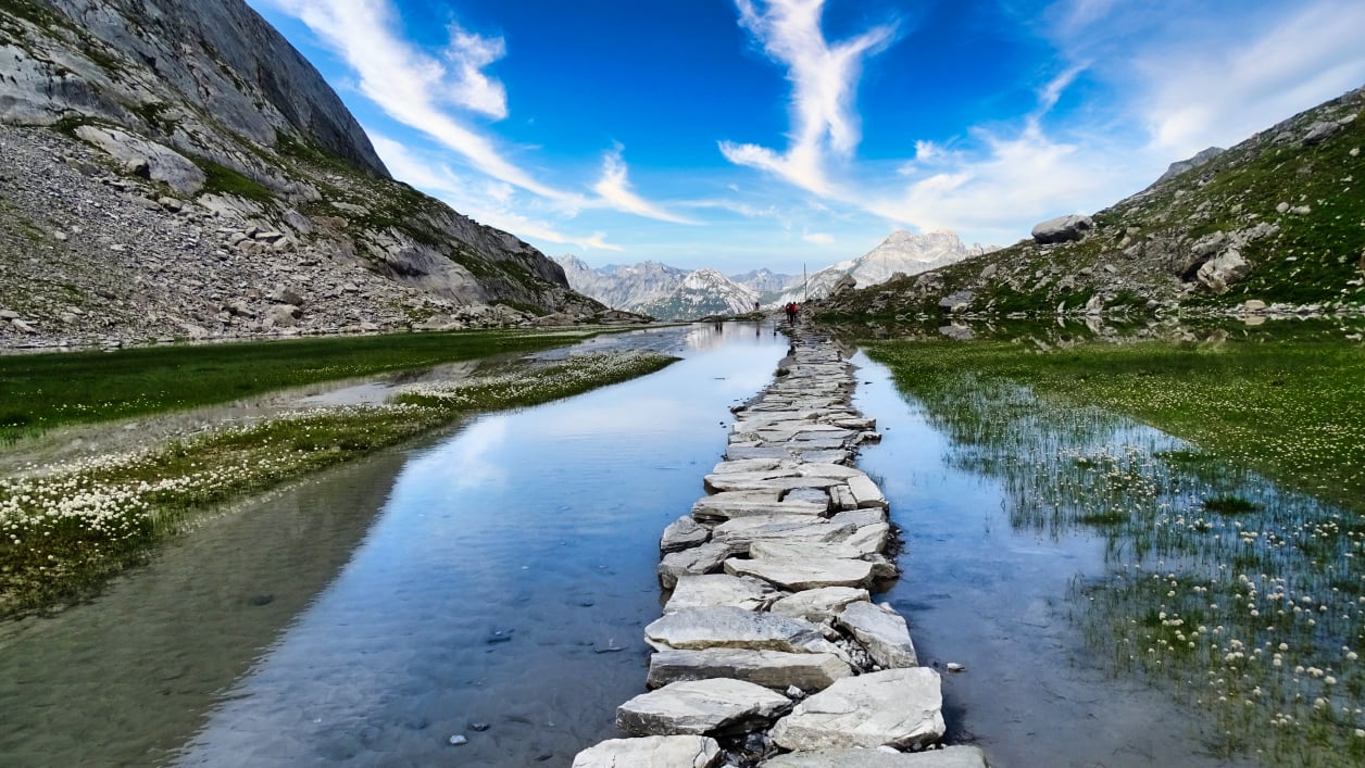 Le lac des Vaches randonnée en Vanoise