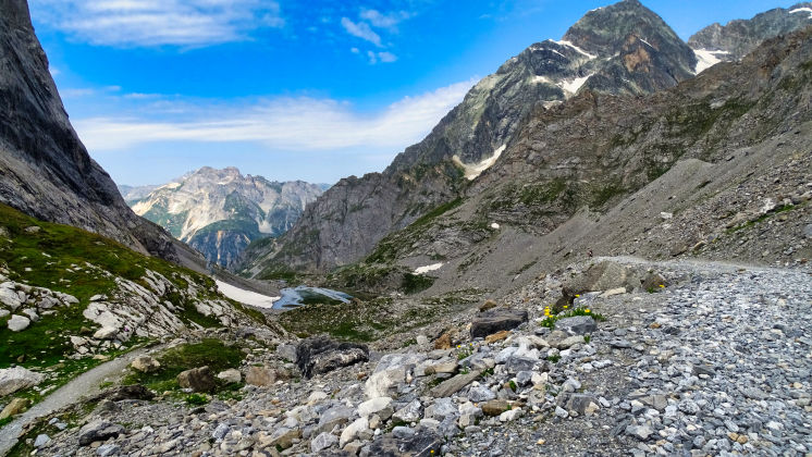 Le lac des Vaches massif de la Vanoise