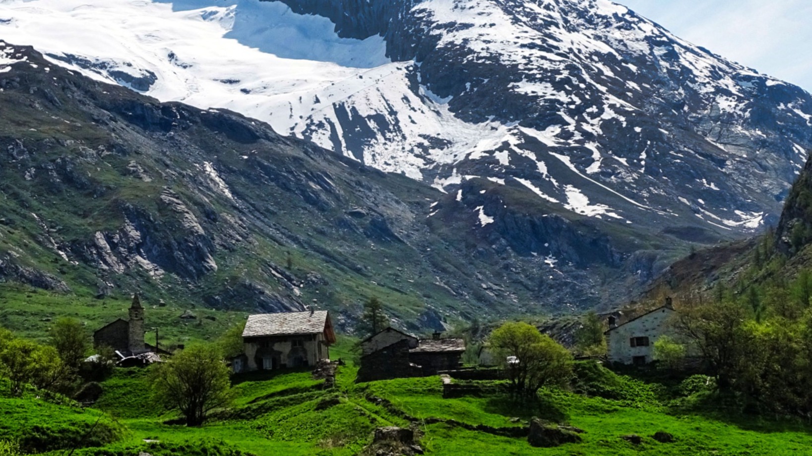 Le hameau d'Avérole Bessans en Vanoise randonnée 