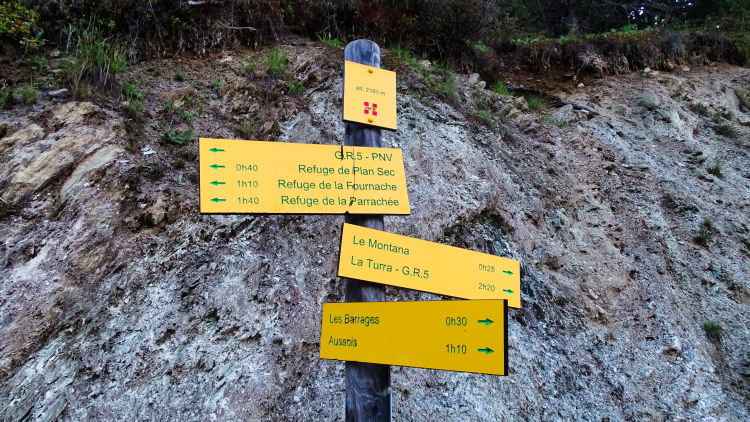 Randonnée au fond d'Aussois en Vanoise