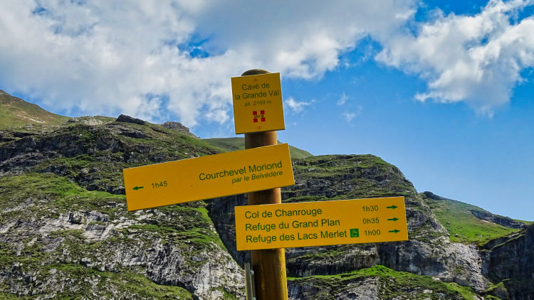 Randonnée au refuge des lacs Merlet en Vanoise