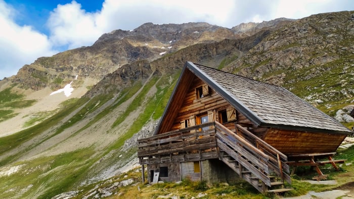refuge de la Leisse en Vanoise