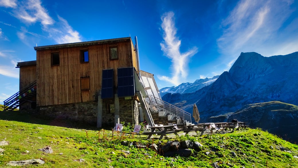 refuge Péclet Polset massif de la Vanoise