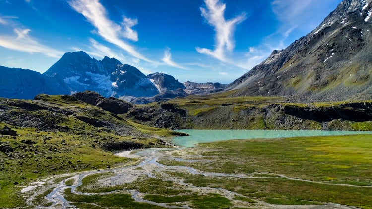 Randonnée au refuge Péclet Polset  en Vanoise