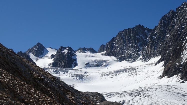 Randonnée au refuge Péclet Polset  en Vanoise