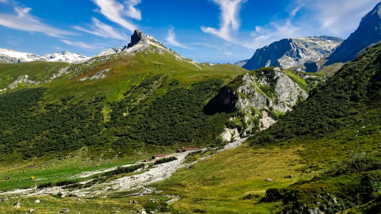 Randonnée au refuge Péclet Polset  en Vanoise