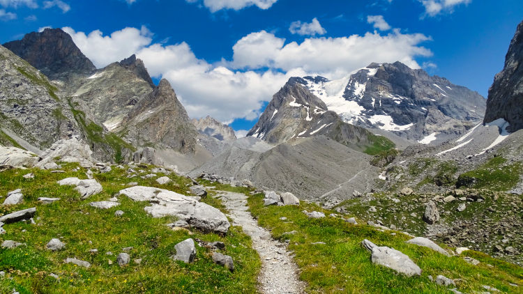 Col de la Vanoise et le refuge le lac Long le lac Rond